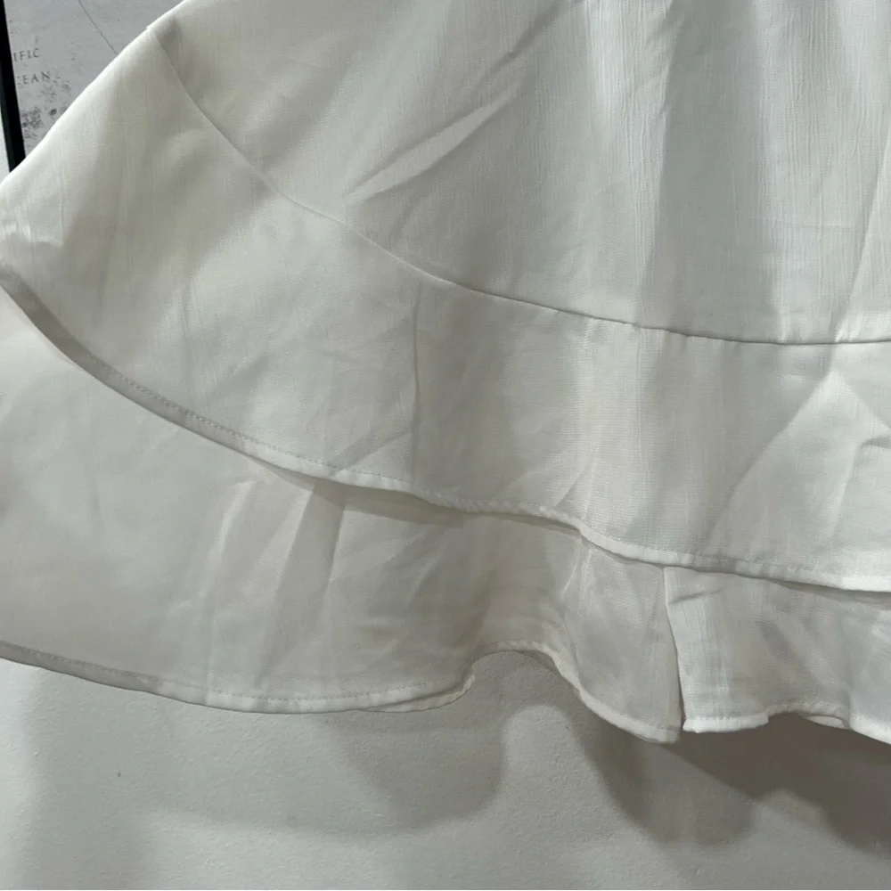 Altar’d State White Ruffle Romper - Picture 9 of 9